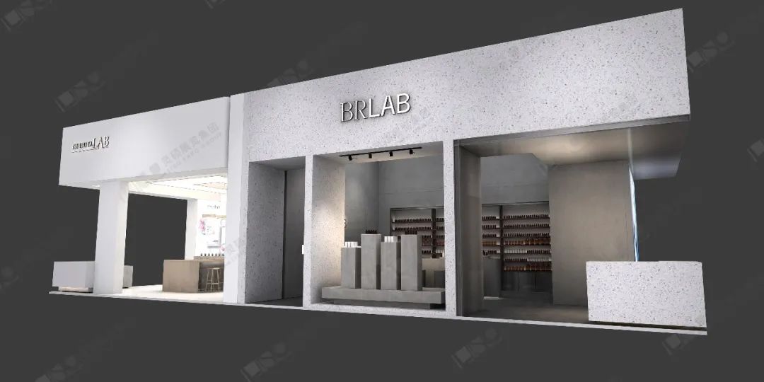 BRLAB & ISHIBUYALAB展臺設計效果圖